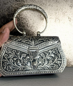 Load image into Gallery viewer, Silver Handbag – Solid 925 Sterling Silver 288 Gram