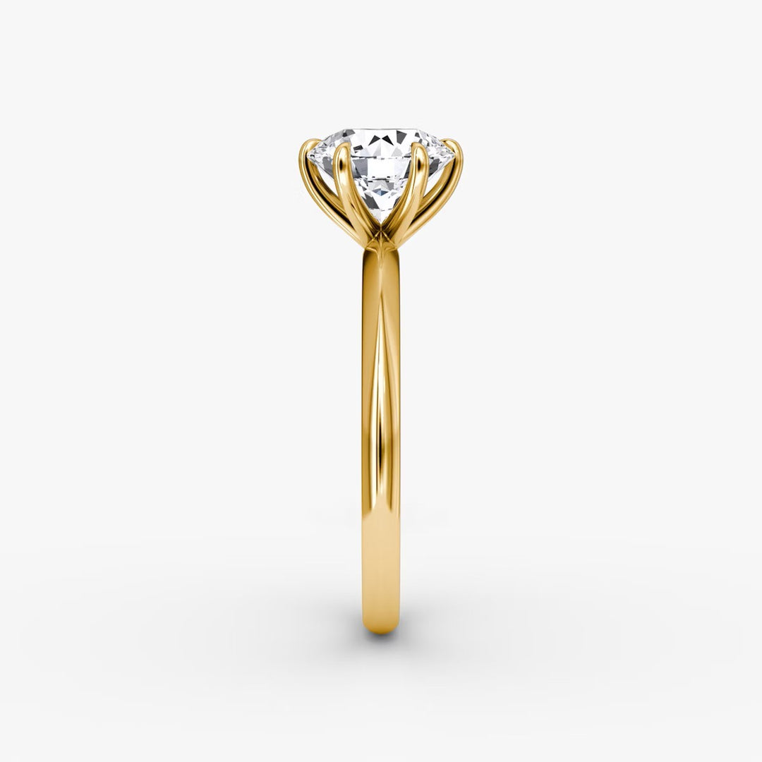 2 Carat Round Engagement Ring