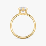 Load image into Gallery viewer, Pear Cut - Plain Band - 6 Prong Classic Ring - 18 K Gold
