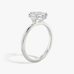 Load image into Gallery viewer, Oval Cut - Plain Band - 6 Prong Classic Ring - 14 K Gold
