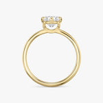 Load image into Gallery viewer, Oval Cut - Plain Band - 6 Prong Classic Ring - 18 K Gold

