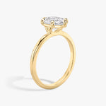 Load image into Gallery viewer, Oval Cut - Plain Band - 6 Prong Classic Ring - 18 K Gold
