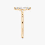 Load image into Gallery viewer, Marquise Cut - Plain Band - 6 Prong Classic Ring - 18 K Gold
