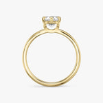 Load image into Gallery viewer, Marquise Cut - Plain Band - 6 Prong Classic Ring - 18 K Gold
