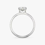 Load image into Gallery viewer, Marquise Cut - Pave Band - 6 Prong Classic Ring - 14 K Gold
