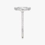 Load image into Gallery viewer, Marquise Cut - Pave Band - 6 Prong Classic Ring - 18 K Gold
