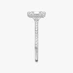 Load image into Gallery viewer, Lab Diamond Radiant Cut - Pave Band - 6 Prong Classic Ring