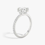 Load image into Gallery viewer, Lab Diamond Radiant Cut - Pave Band - 6 Prong Classic Ring