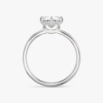 Load image into Gallery viewer, Radiant Cut - Pave Band - 6 Prong Classic Ring - 14 K Gold
