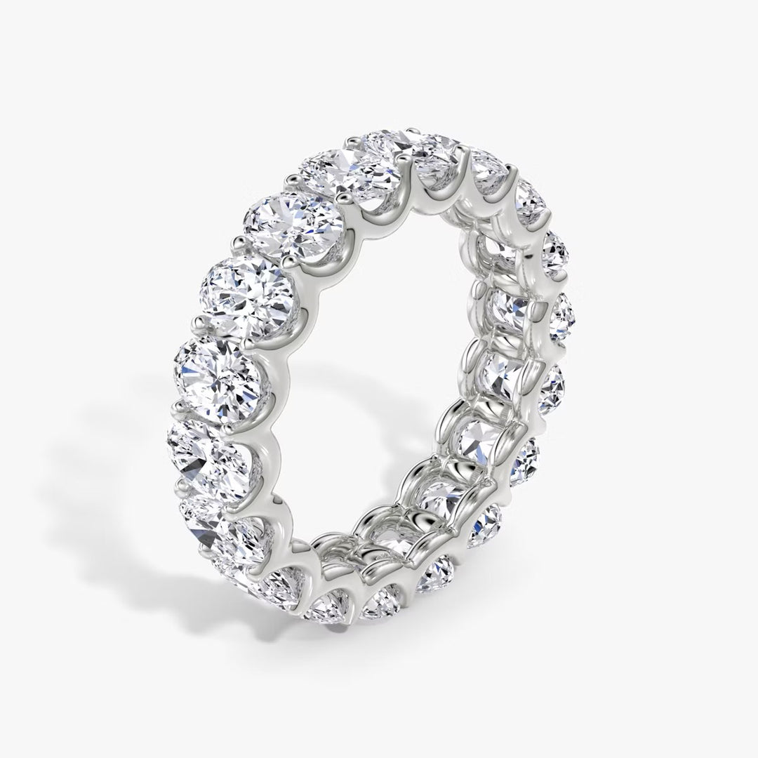 2.5 Carat Oval Eternity Band
