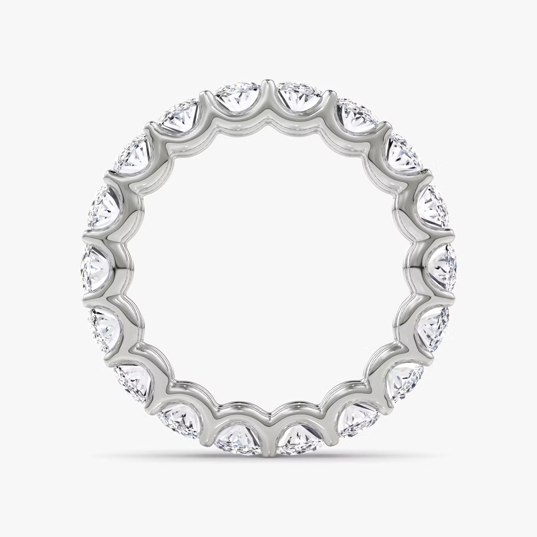 2.5 Carat Oval Eternity Band