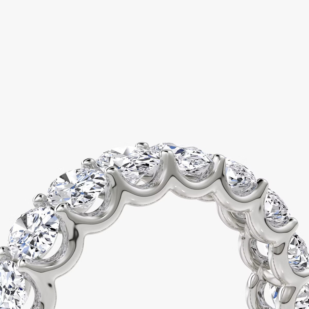 2.5 Carat Oval Eternity Band