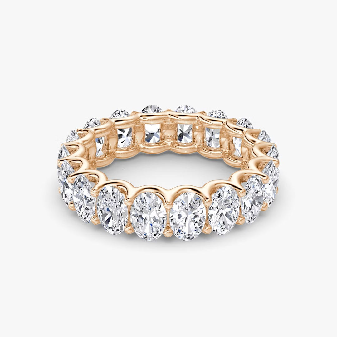 2.5 Carat Oval Eternity Band