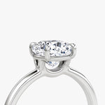 Load image into Gallery viewer, Cushion Cut - Plain Band - Classic Engagement Ring- 18 K Gold
