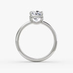 Load image into Gallery viewer, Cushion Cut - Plain Band - Classic Engagement Ring- 18 K Gold
