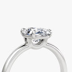 Load image into Gallery viewer, Oval Cut - Plain Band - Classic Engagement Ring- 14 K Gold
