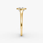 Load image into Gallery viewer, Cushion Cut - Bezel Ring - 14 K Gold
