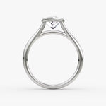 Load image into Gallery viewer, Pear Cut - Bezel Ring - 14 K Gold
