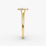 Load image into Gallery viewer, Radiant Cut - Bezel Ring - 18 K Gold
