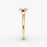 Load image into Gallery viewer, Princess Cut - Bezel Ring - 14 K Gold
