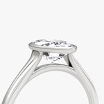 Load image into Gallery viewer, Marquise Cut - Bezel Ring - 18 K Gold

