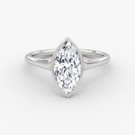 Load image into Gallery viewer, Marquise Cut - Bezel Ring