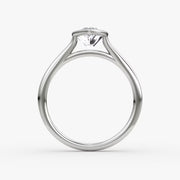 Marquise Cut - Bezel Ring - 14 K Gold