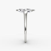 Marquise Cut - Bezel Ring - 14 K Gold