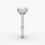 Load image into Gallery viewer, Emerald Cut - Royal Pave Ring - 18 K Gold
