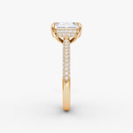 Load image into Gallery viewer, Emerald Cut - Royal Pave Ring - 18 K Gold
