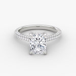 Load image into Gallery viewer, Radiant Cut - Royal Pave Ring