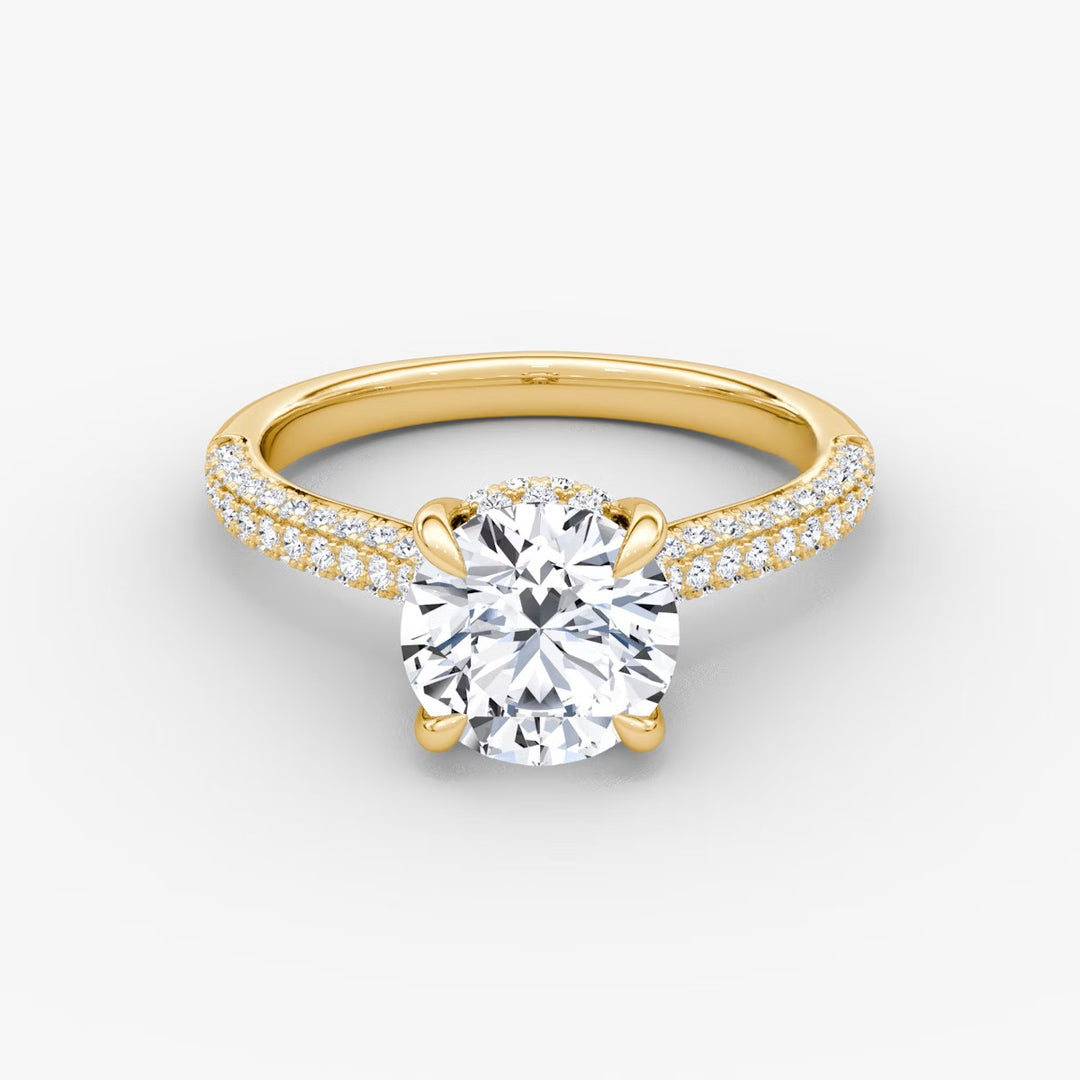 Round Cut - Royal Pave Ring