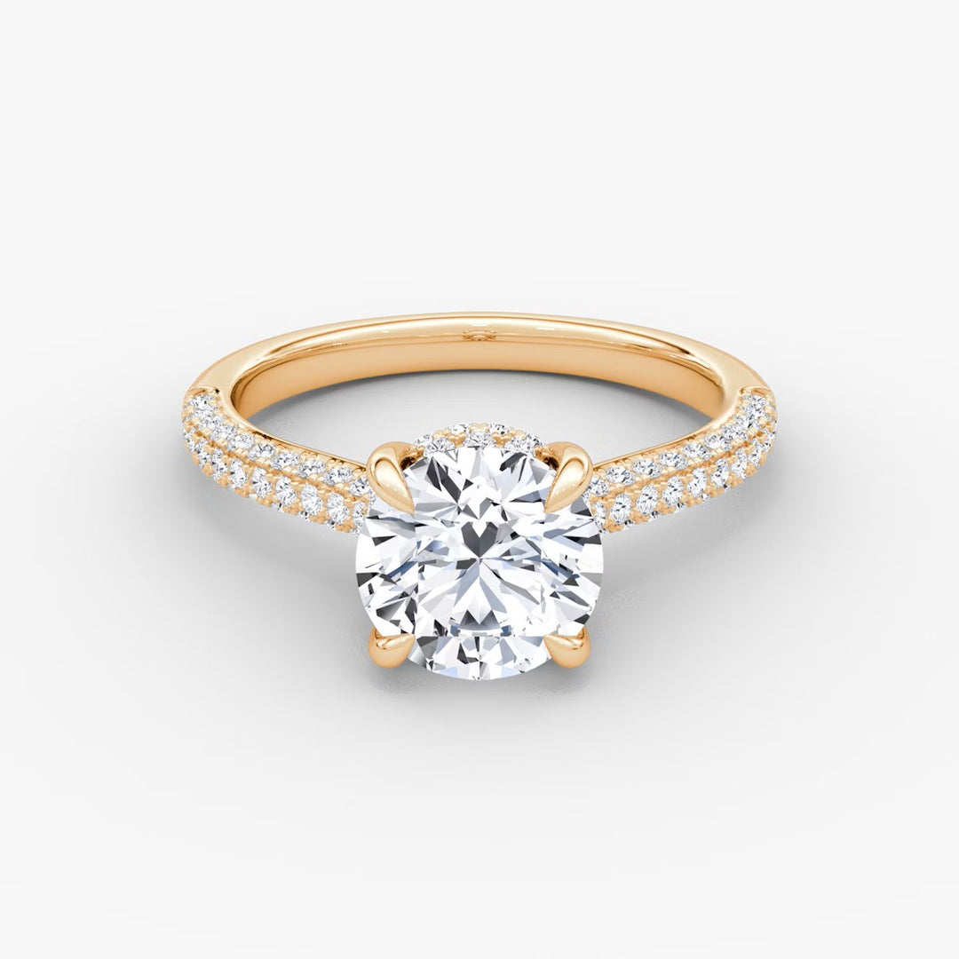 Round Cut - Royal Pave Ring