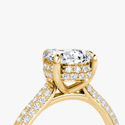 Pear Cut - Royal Pave Ring - 14 K Gold