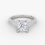 Load image into Gallery viewer, Princess Cut - Royal Pave Ring