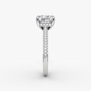 Princess Cut - Royal Pave Ring - 14 K Gold