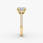 Load image into Gallery viewer, Princess Cut - Royal Pave Ring - 18 K Gold
