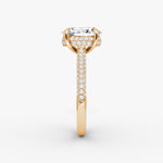 Load image into Gallery viewer, Oval Cut - Royal Pave Ring - 18 K Gold
