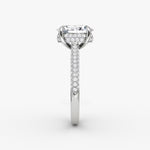 Load image into Gallery viewer, Oval Cut - Royal Pave Ring - 18 K Gold
