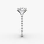 Load image into Gallery viewer, Round Cut - Pave Band - Cluster Ring - 18 K Gold
