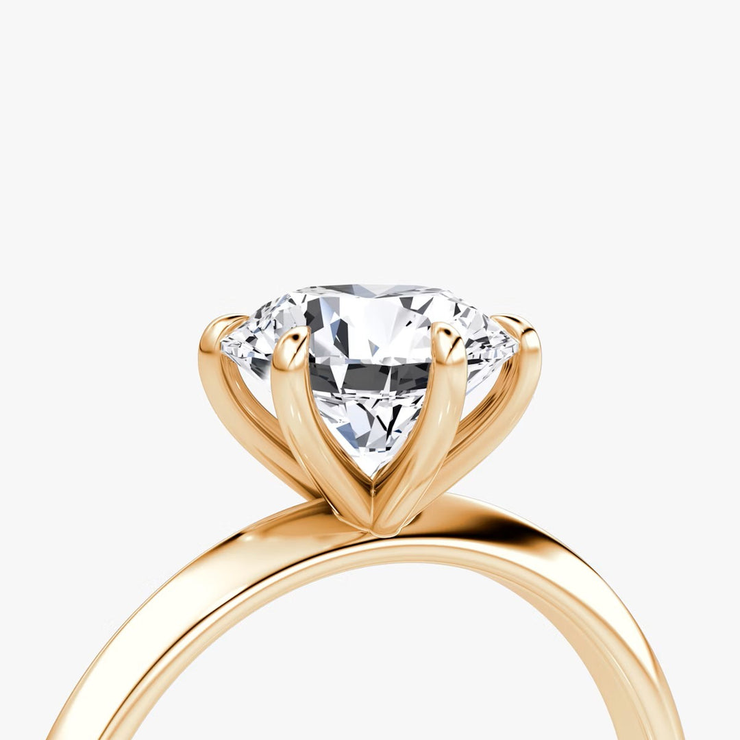 2 Carat Round Engagement Ring