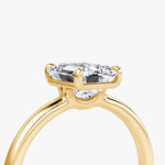 Load image into Gallery viewer, 3ct Emerald Cut Ring
