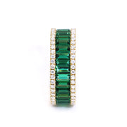 Emerald - Diamond Eternity Wedding Band