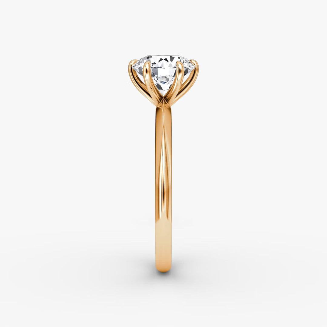 2 Carat Round Engagement Ring
