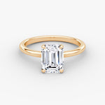 Load image into Gallery viewer, 3ct Emerald Cut Ring
