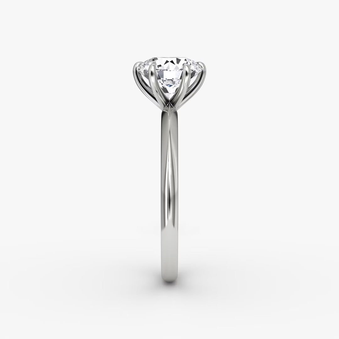 2 Carat Round Engagement Ring