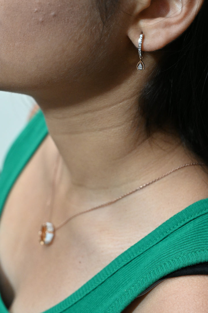 Bulgari Inspired Timeless Elegance Necklace - 18 Carat Gold and CZ