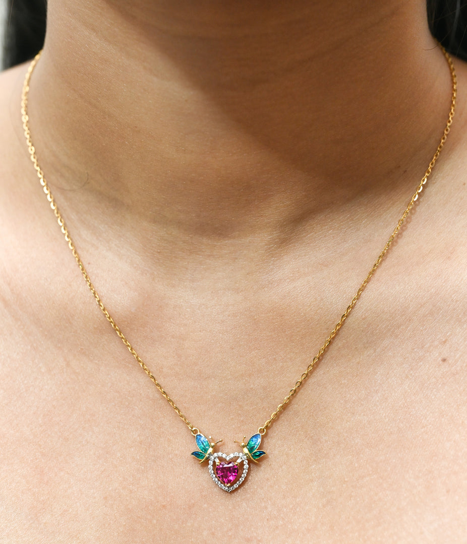 Timeless Love and Unwavering Devotion - 18 Carat Gold - Necklace