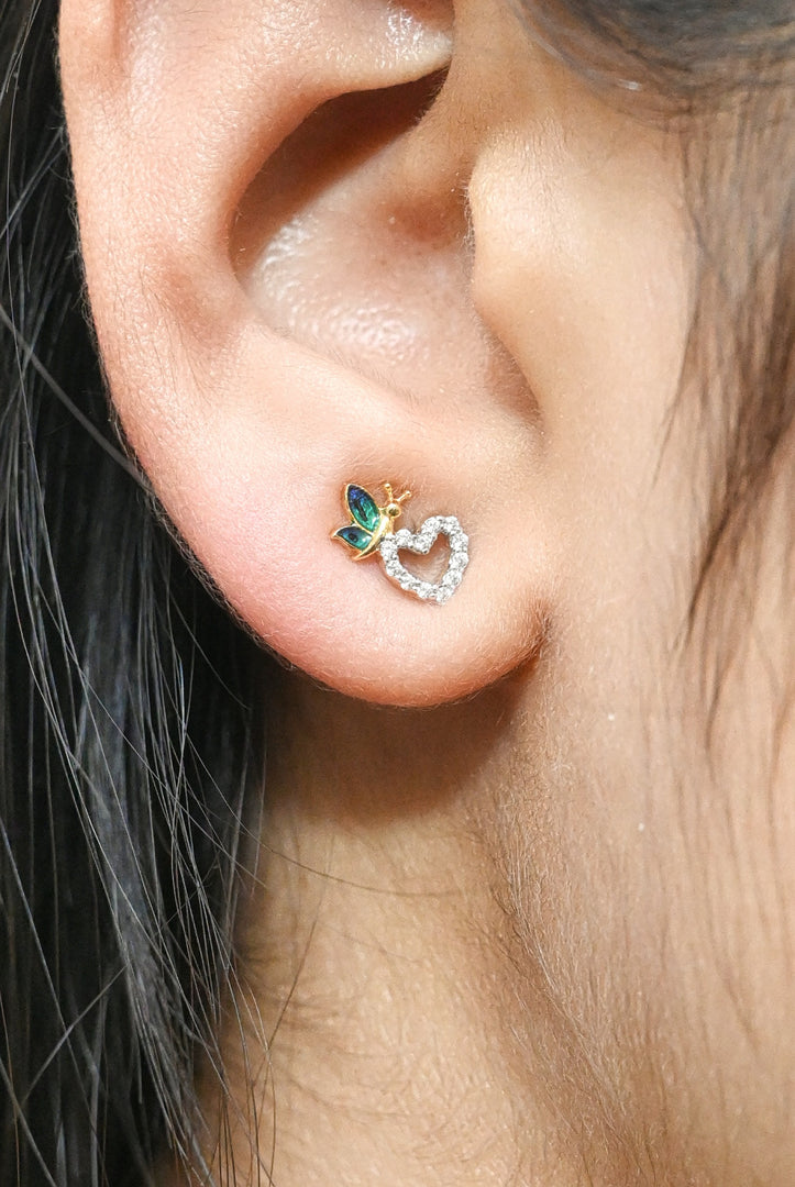 Timeless Love and Unwavering Devotion - 18 Carat Gold - Earrings