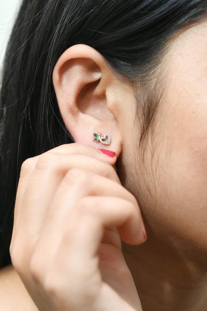 Timeless Love and Unwavering Devotion - 18 Carat Gold - Earrings
